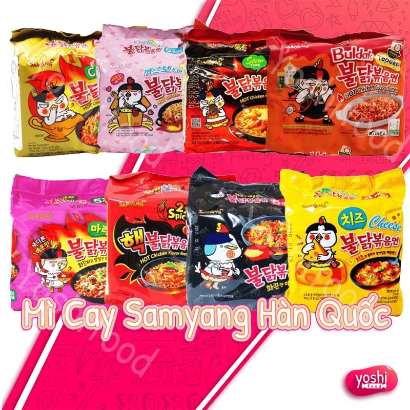 [10 Vị] Mì Cay Samyang Hàn Quốc | BigBuy360 - bigbuy360.vn