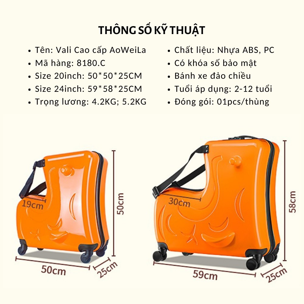 Vali cho bé AoWeiLa 8180.C