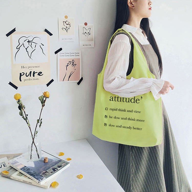 TÚI VẢI TOTE FASHION ATTITUDE ĐỦ MÀU P1811