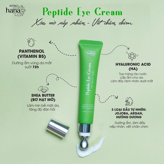 Kem mắt Peptide Eye Cream Riori | BigBuy360 - bigbuy360.vn