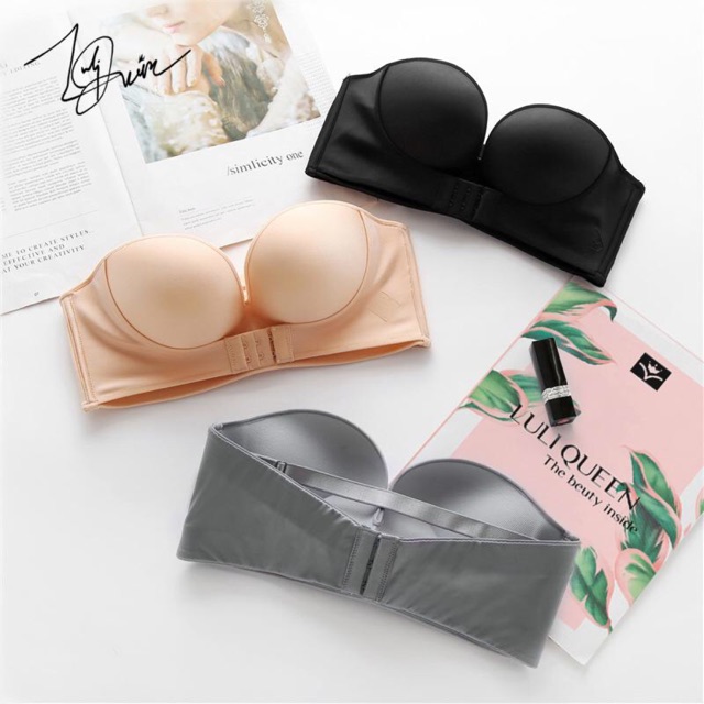 Áo Ngực Không Dây Tiện Mặc Đầm Váy Hở Vai 💝[FREESHIP]💝 Áo lót chống tụt siêu ôm đẩy, tạo khe quyến rũ