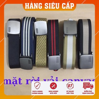 Thắt lưng vải 💝 freeship 💝 combo 2 thắt lưng vải canvas nam nữ
