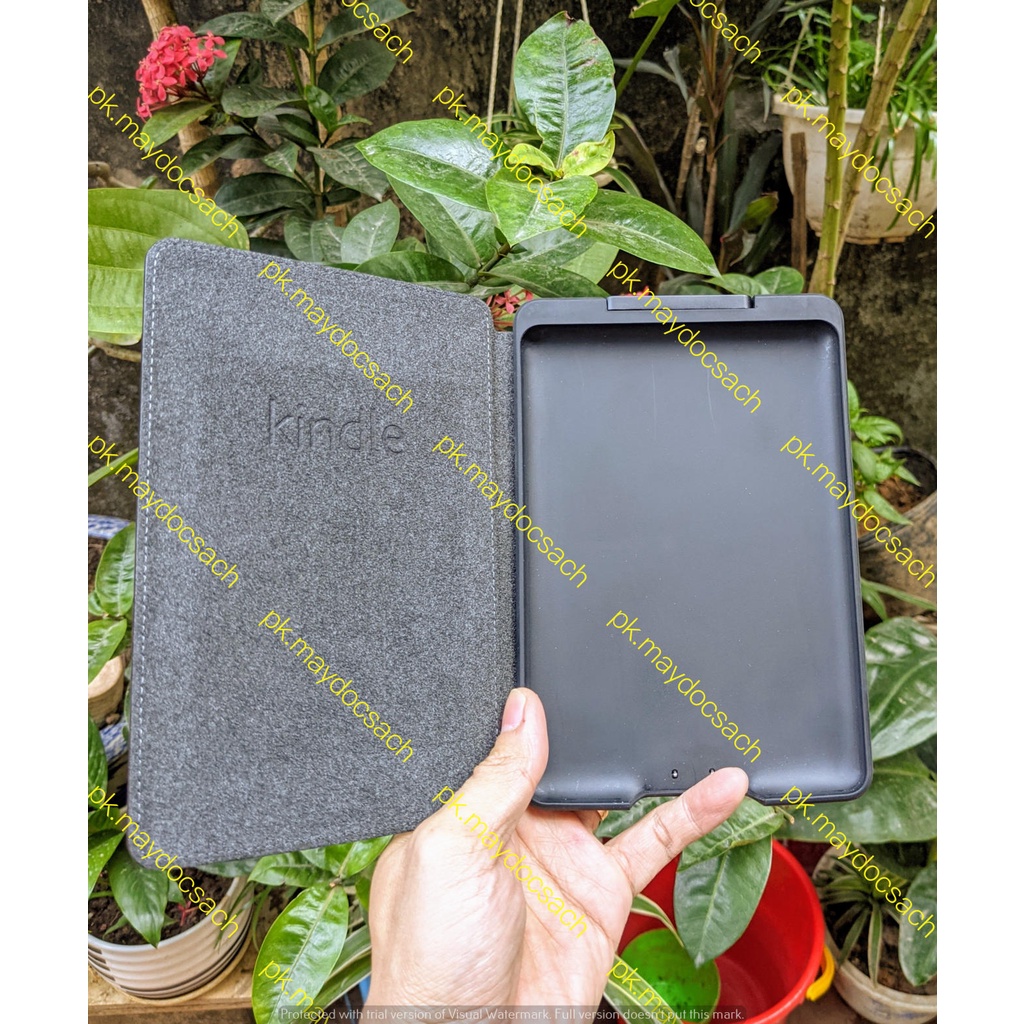 Bao da có đèn cho máy đọc sách Amazon Kindle Touch, Basic 4, 5 Lighted