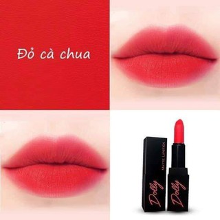 [ ĐỎ CÀ CHUA ] SON SÁP PHỦ PHẤN DOLLY