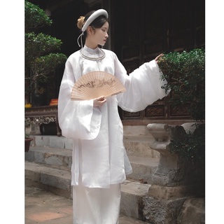  Sét áo tấc nữ ,áo ngũ thân tơ xước mịn 2 lớp cho các nàng yêuu thích cổ phục việt Nam 