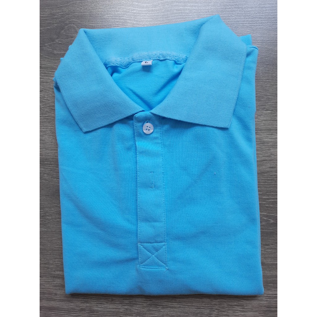 Áo thun Nam Polo cổ bẻ trơn đủ màu cotton 100% mát thoáng size XL (60kg -70kg) giá sỉ tại xưởng