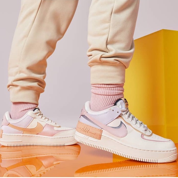 Giày Nike Air Force 1 Shadow Pink Glaze 🔴HÀNG CHÍNH HÃNG🔴 Giày Thể Thao Nike Nữ AF1 Shadow  - Simple Sneaker