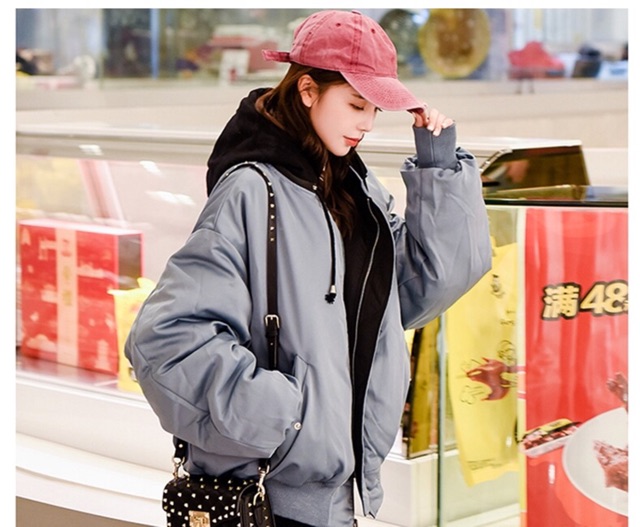 Áo khoác phao ulzzang 2in1 chất cực đẹp, cực dày | BigBuy360 - bigbuy360.vn