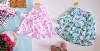 Combo váy bé gái xuất dư
