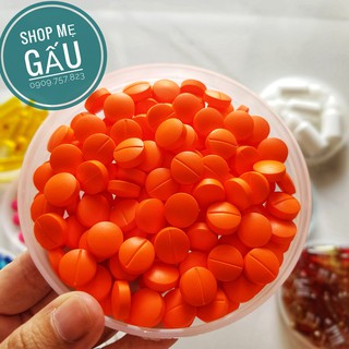 Viên kích trắng nhiều màu