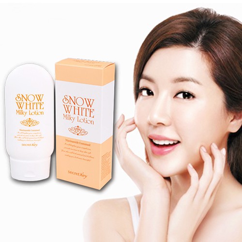 SỮA DƯỠNG THỂ TRẮNG DA SECRET KEY SNOW WHITE MILKY LOTION 120G CHÍNH HÃNG - 6490