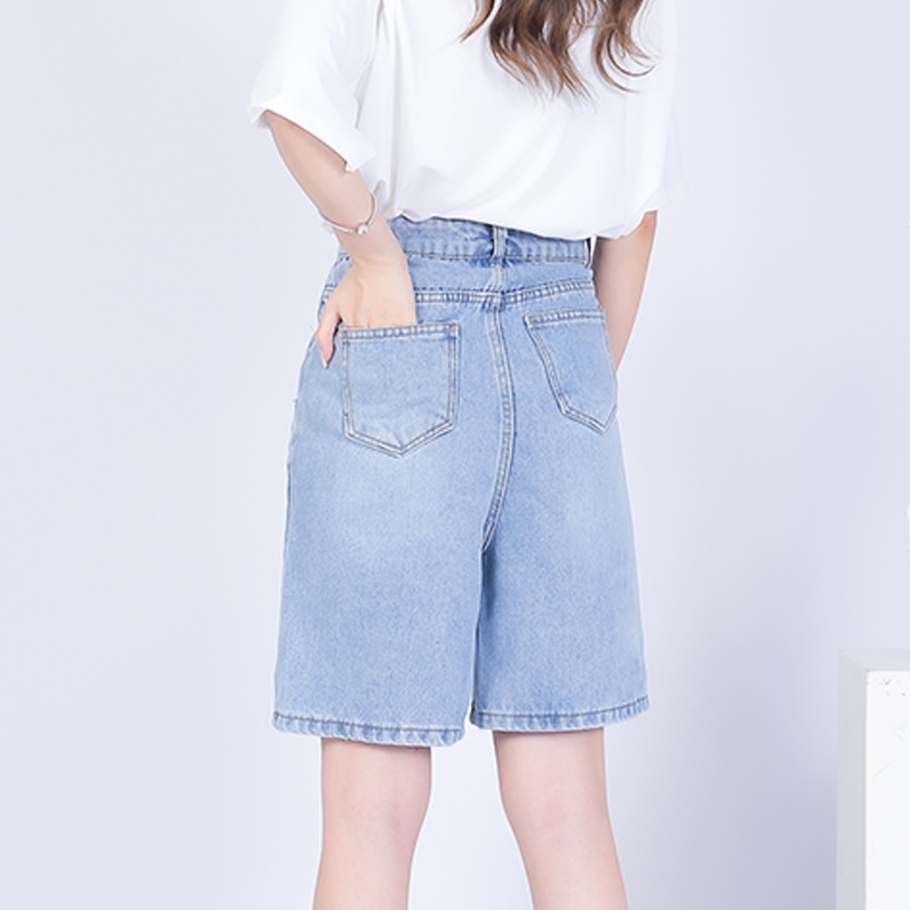 Quần Short jean nữ chất bò trơn mềm xinh xắn - 4BASIC 001