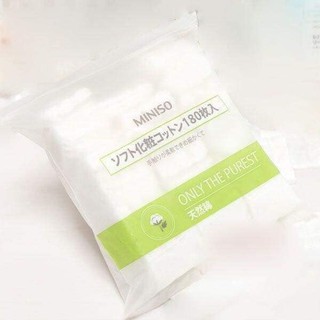 BÔNG TẨY TRANG MINISO 180 MIẾNG