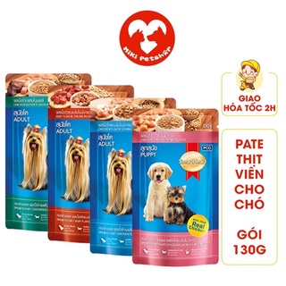 Combo 5 gói pate chó Smartheart 130g mix vị