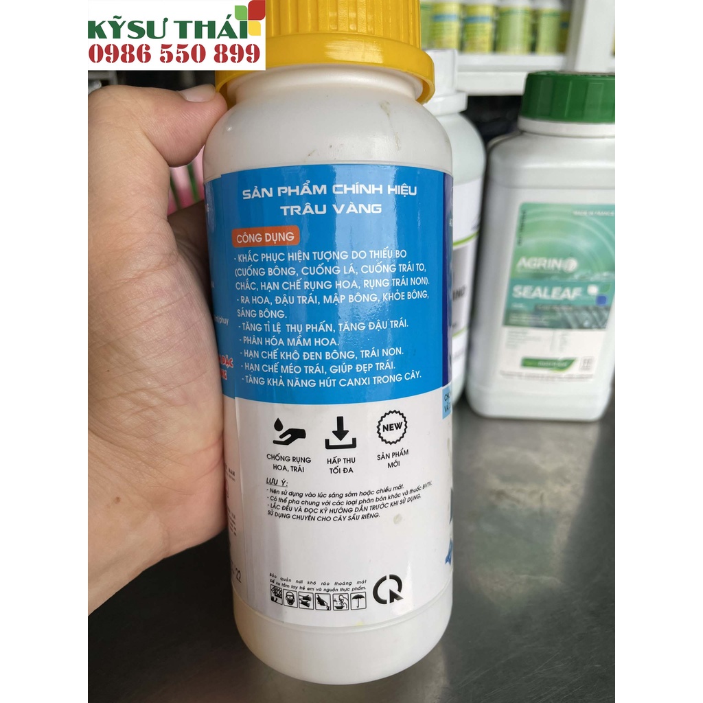 Bộ Sản Phẩm Dưỡng Bông Mập Bông Đậu Trái - Chống Rụng Trái Non Cho Cây Ăn Trái - Dùng cho 500 Lít Nước - Kỹ Sư Thái