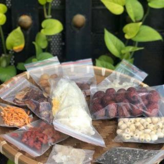 Combo 10 Set nấu chè dưỡng nhan [ SET LỚN ] [ 12 VỊ 500G ] [ TẶNG KÈM TÁO ]