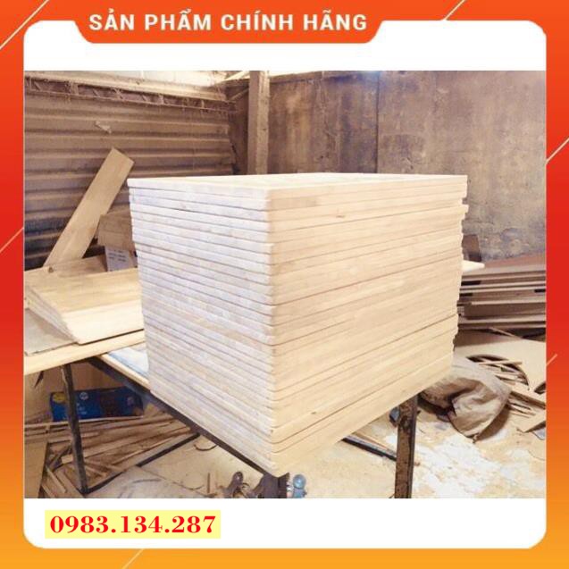 Mặt bàn gỗ thịt , mặt bàn gỗ cao su dài 45cm rộng 15cm,20cm,25cm,30cm,... phun bóng 2 mặt hàng loại 1 đẹp Free Ship