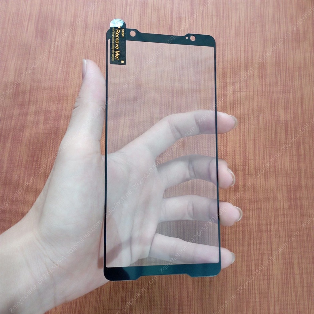 Kính cường lực Asus Rogphone (Rog phone) ZS600KL full màn, full keo bền đẹp