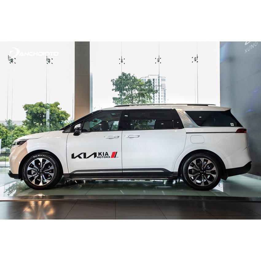 Bộ 2 tem dán cửa xe ô tô KIA 02