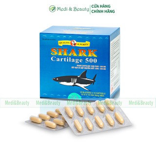 Viên uống tái tạo khớp, giảm đau khớp, ngừa viêm khớp Shark Cartilage 500 hộp 100 viên