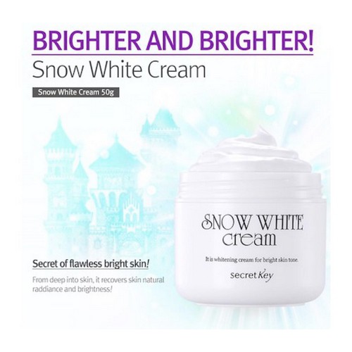 Kem Dưỡng Trắng Da, Chống Lão Hóa Secret Key Snow White Cream