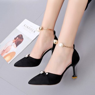 Có ảnh thật, gót 8cm, size 34-39 - giày cao gót nữ - xn0162