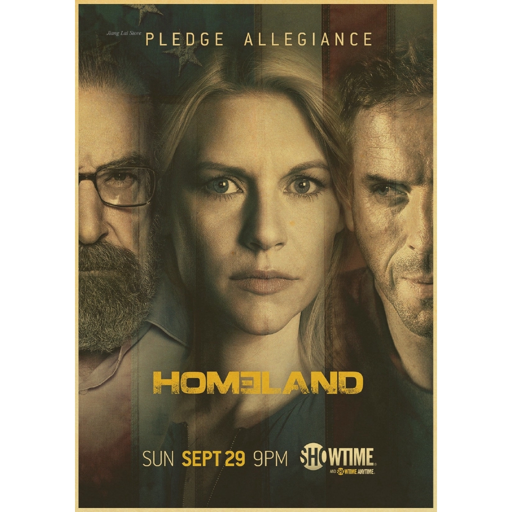 Tấm Áp Phích Vải Hình Aquarius Star Trek Homeland An Ninh Trang Trí Nhà Cửa