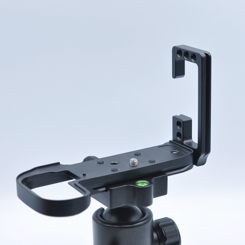 Giá Đỡ Chữ L Tháo Lắp Nhanh Cho Máy Ảnh Canon EOS R5 EOS R6 Arca Swiss Tripod Head Màu Đen