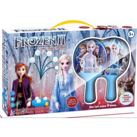 Bộ bóng bàn mẫu hoạt hình dễ thương gần gũi với bé quà tặng cho bé trẻ em