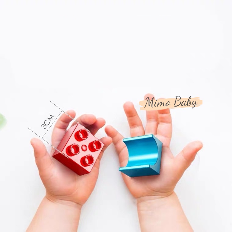 Bộ xếp hình LeGo cao cấp,  đồ chơi lắp ghép cho bé Mimo Baby