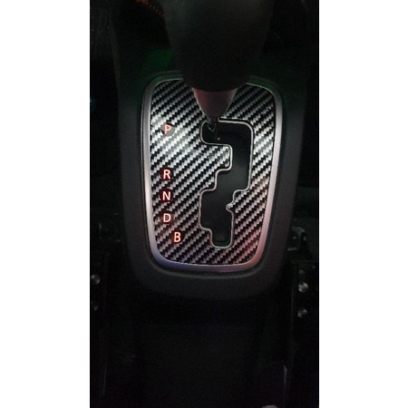 Decal dán mặt cần số Mitsubishi Attrage