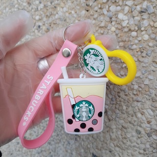 Móc khóa hình ly Starbucks