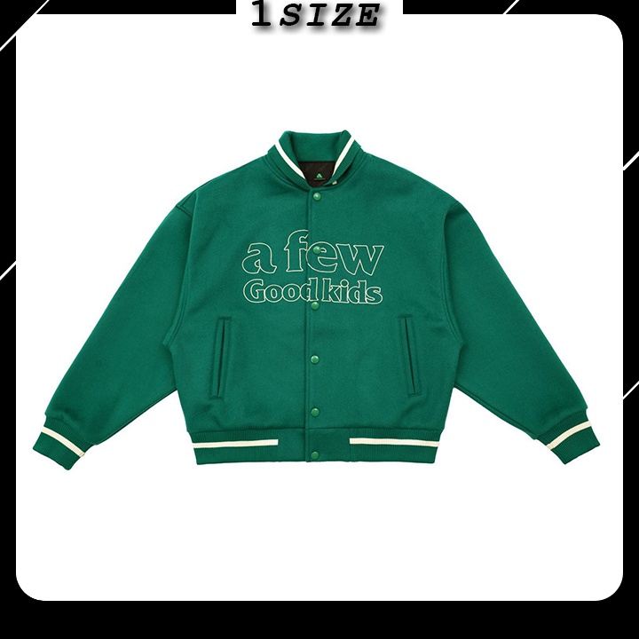 Áo varsity jacket A Few Good Kid logo Matlux bản cao cấp, Áo khoác bóng chày nam nữ thêu hình họa tiết form rộng