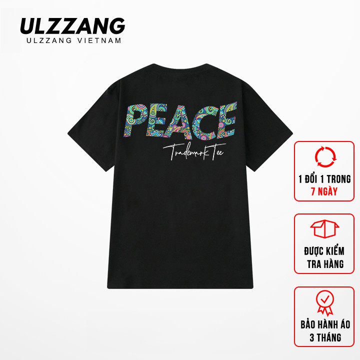 Áo thun local brand ULZZ ulzzang robo dáng unisex tay lỡ U-23