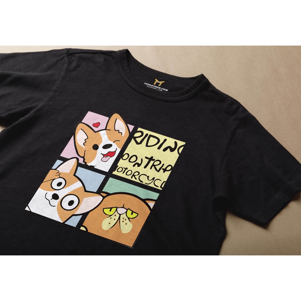 Áo Thun Chó Corgi - Unisex - Top áo thun Cam kết chất lượng sản phẩm