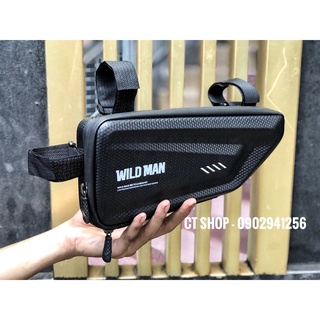 Túi da treo xe classic phân khối lớn wild man