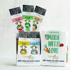 Bột Rau Củ sấy lạnh DALATHOUSE ( đủ vị ) - Tự nhiên và Dinh dưỡng cho trẻ ăn dặm