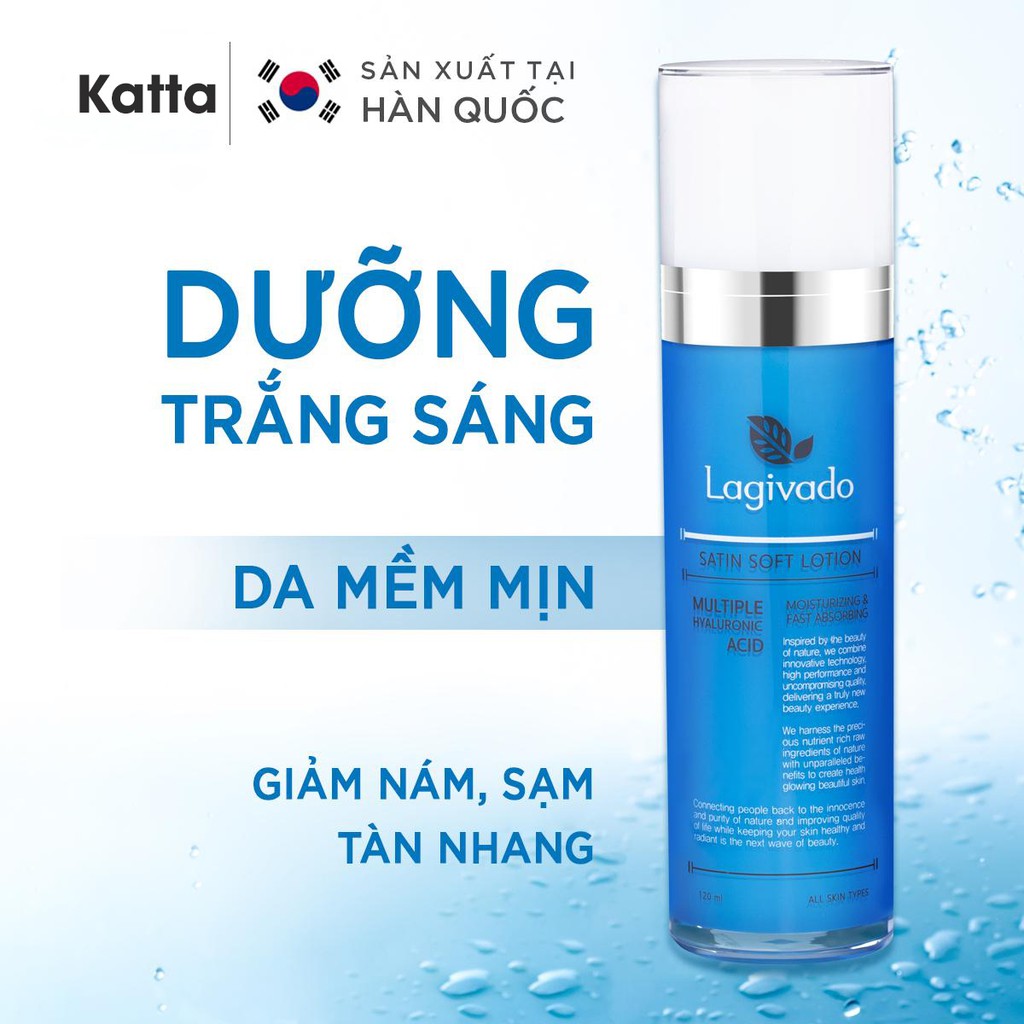 Sữa dưỡng da mặt trắng sáng da Hàn Quốc Satin Soft Lotion 120 ml - Katta_LG_016_120ML