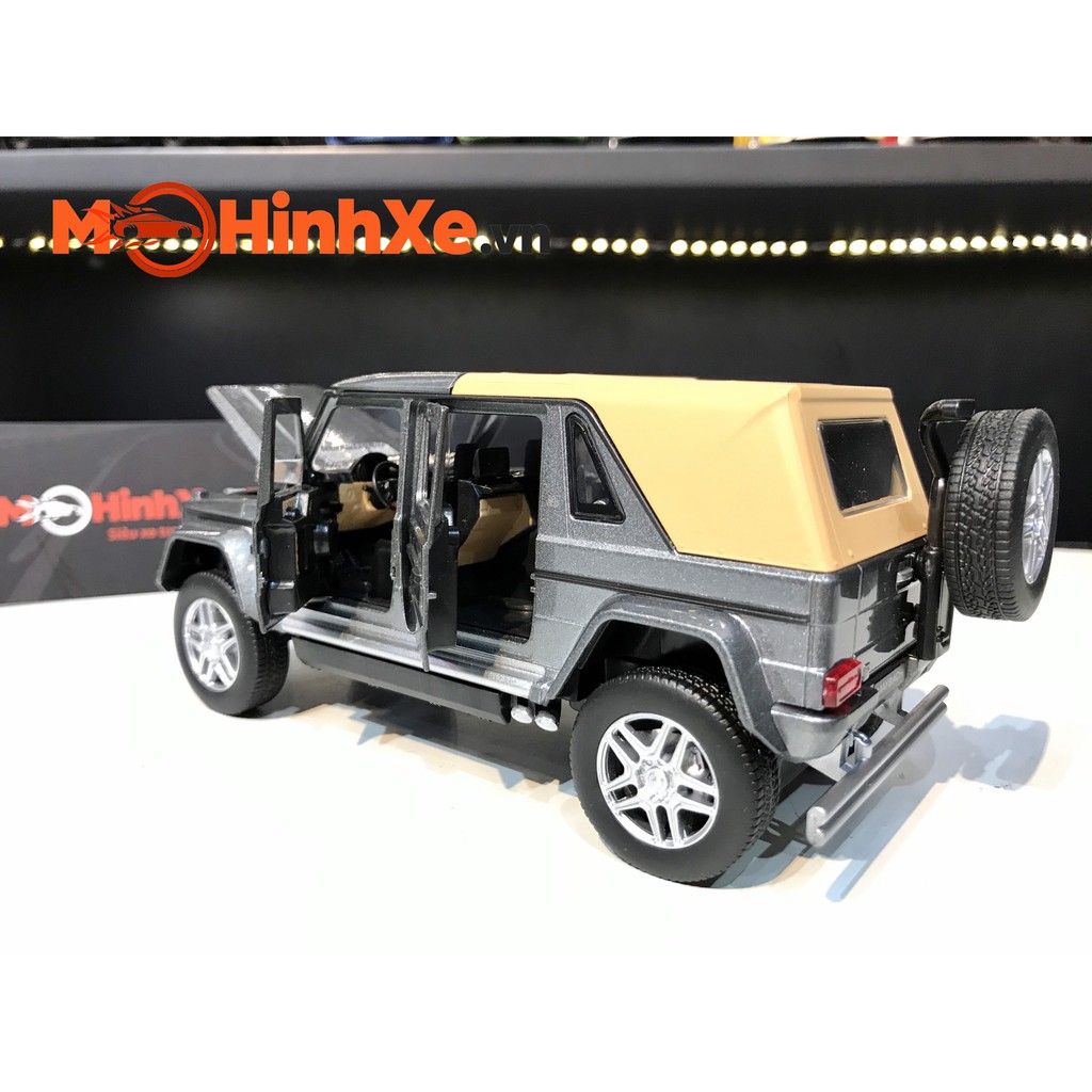 MÔ HÌNH XE MERCEDES-MAYBACH G650 CÓ MUI SAU 1:32 JACKIEKIM