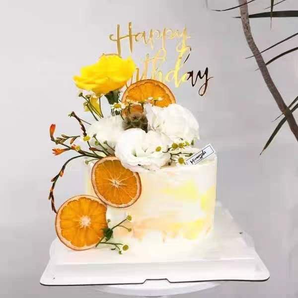 Que Cắm Trang Trí Bánh Kem Chữ happy birthday Dùng Một Lần
