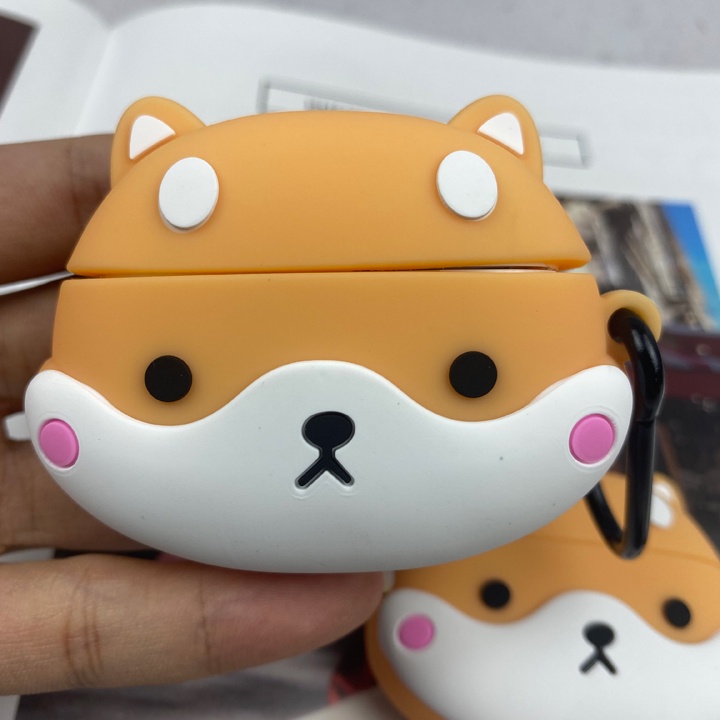 Case Airpods 1/2/3/Pro cute hình chú chó - Vỏ ốp bảo vệ hộp tai nghe Airpods 1/2/3/Pro - Mã TZAP381