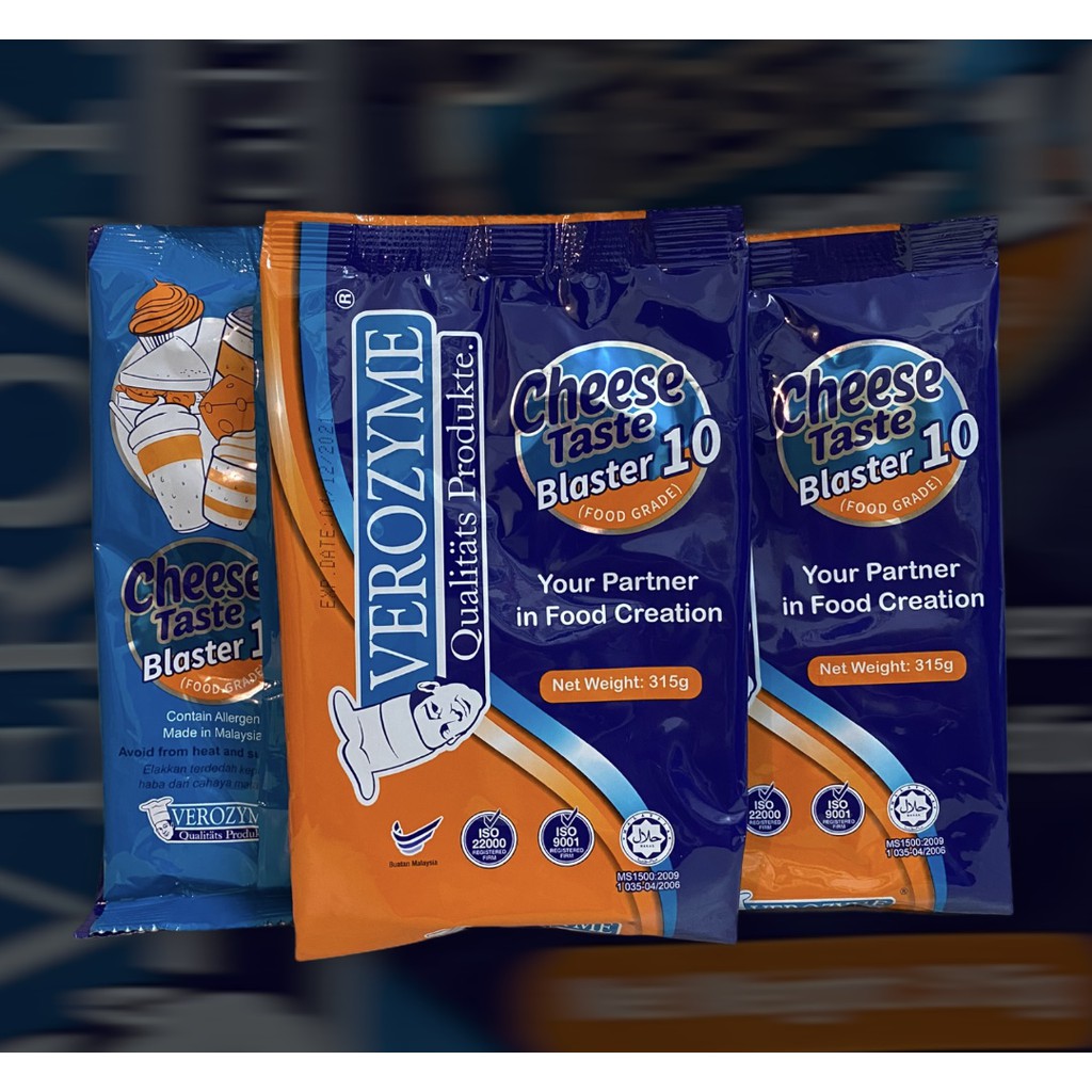 (100-315gram ) [Verozyme] Bột phô mai Cheese Taste Blaster Malaysia ( Lắc khoai tây, bỏng ngô, gà, topokki, ... ) | BigBuy360 - bigbuy360.vn