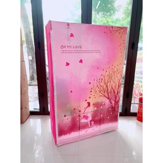 Tủ vải 3D 3 buồng 8 ngăn