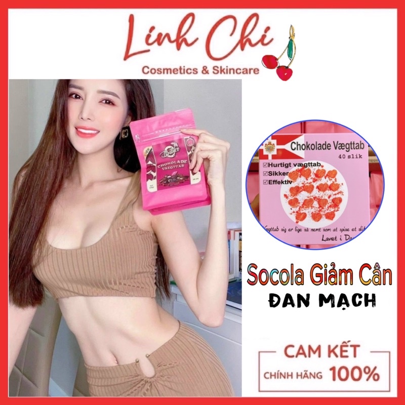 Kẹo Giảm Cân Socola Đan Mạch Chokolade Vaegttab