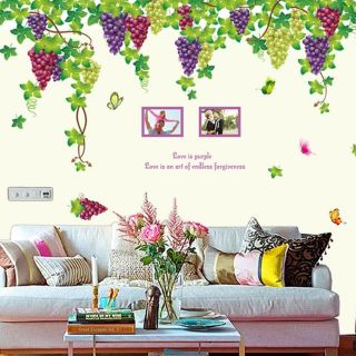 Decal dán tường giàn nho to 2m