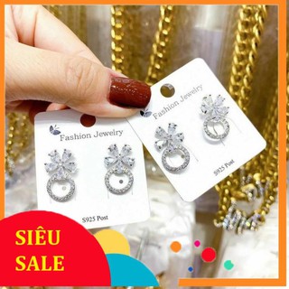 (NEW) BÔNG TAI ĐẸP CHO NỮ PHỤ KIỆN TRANG SỨC CAO CẤP NO.93 HOA TAI XINH XẮN KHUYÊN TAI HT024 JEWELLRY