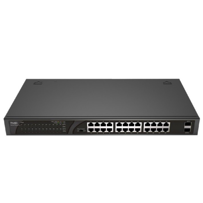 Thiết bị mạng Switch Ruijie Reyee RG-ES126G-LP-L 24-Port Gigabit Unmanaged Switch