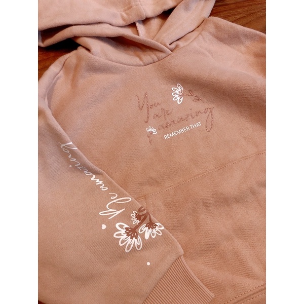 Áo nỉ hoodie bé gái 3 màu dư xịn in hoa siêu đẹp