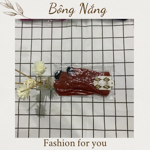 Bao tay len nữ cảm ứng giữ ấm, Găng tay nữ cảm ứng chống nắng sử dụng được màn hình điện thoại
