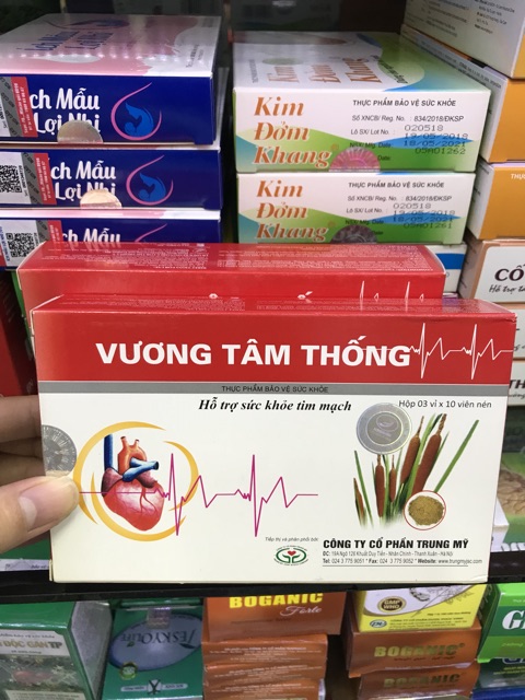 VƯƠNG TÂM THỐNG hỗ trợ điều trị người bệnh tim